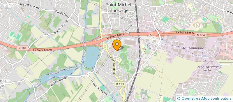 localisation de l'entreprise AXHELO à BRETIGNY-SUR-ORGE