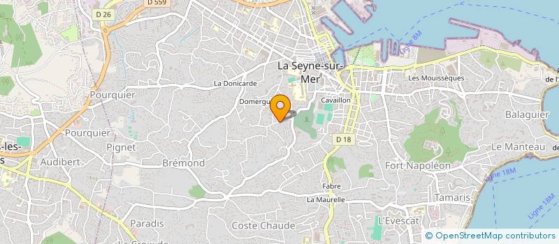 localisation de l'entreprise AXHERLIQUE à LA SEYNE-SUR-MER