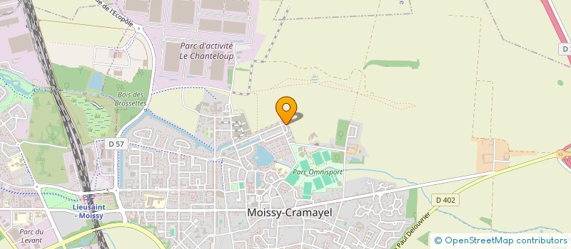 localisation de l'entreprise AXHOME DAO à MOISSY-CRAMAYEL