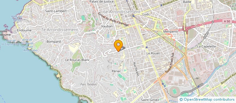 localisation de l'entreprise AXHUHEL à MARSEILLE