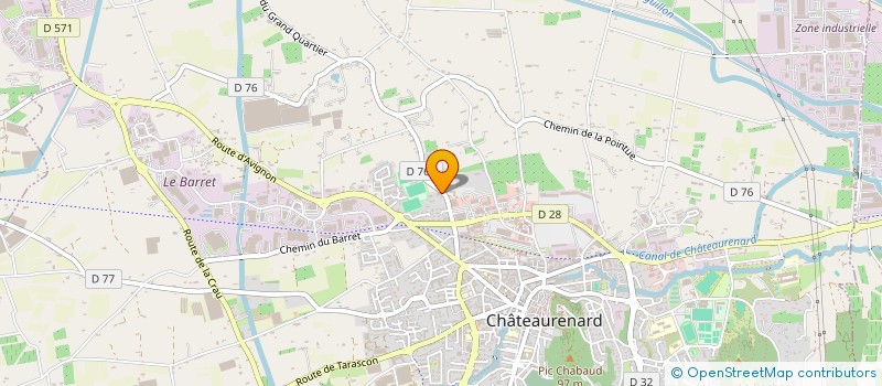 localisation de l'entreprise AXI INCENDIE  CHATEAURENARD