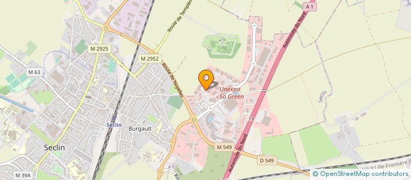 localisation de l'entreprise AXI'S  SECLIN
