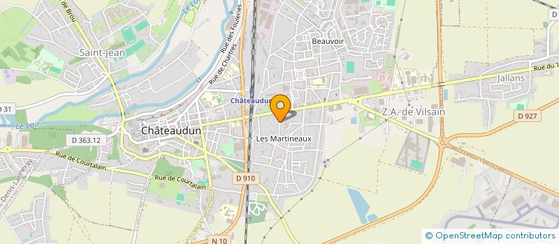 localisation de l'entreprise AXI TAXI 28 à CHATEAUDUN