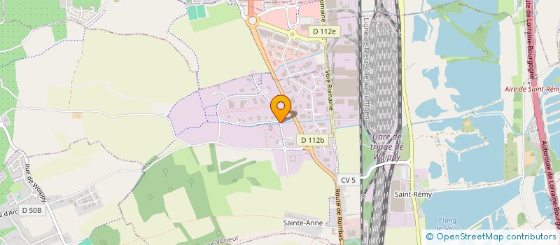 localisation de l'entreprise AXIA 18 à NORROY-LE-VENEUR