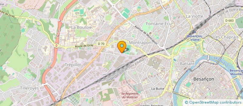 localisation de l'entreprise AXIA  BESANCON