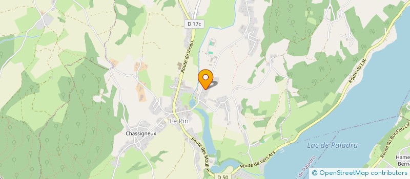 localisation de l'entreprise AXIA-CONSULTING  VILLAGES DU LAC DE PALADRU