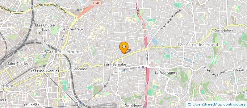 localisation de l'entreprise AXIA DEVELOPPEMENT à MARSEILLE