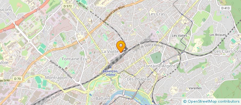 localisation de l'entreprise AXIA-TECHNIC  BESANCON