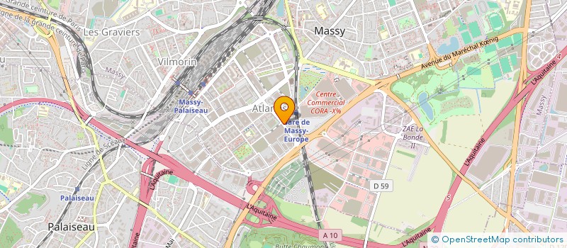 localisation de l'entreprise AXIAA à MASSY