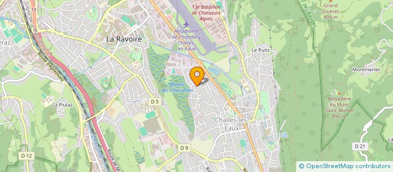 localisation de l'entreprise AXIAH INVESTISSEMENTS  SAINT-ALBAN-LEYSSE