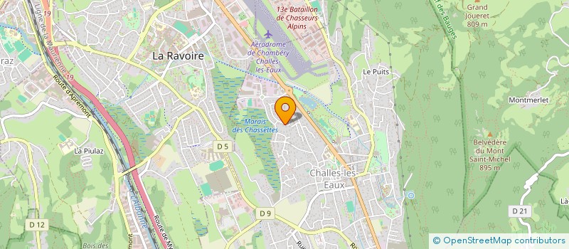 localisation de l'entreprise AXIAH PATRIMOINE  SAINT-ALBAN-LEYSSE