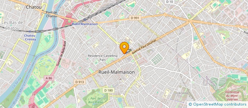 localisation de l'entreprise AXIAL à RUEIL-MALMAISON