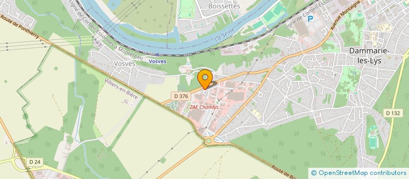 localisation de l'entreprise AXIAL à DAMMARIE LES LYS