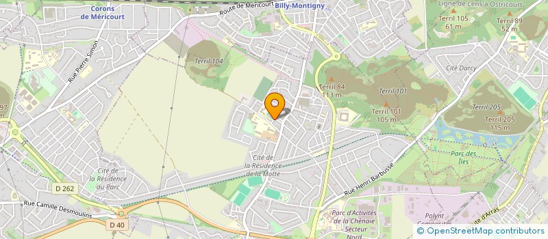 localisation de l'entreprise AXIAL AMBULANCES  ROUVROY