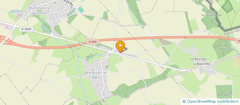localisation de l'entreprise AXIAL DEVELOPPEMENT à WARGNIES-LE-PETIT