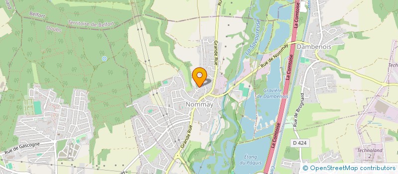 localisation de l'entreprise AXIAL ET BARADIAL  NOMMAY