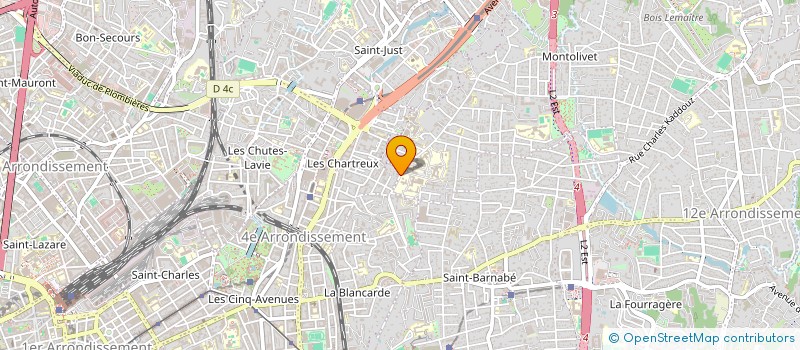 localisation de l'entreprise AXIAL IMMO à MARSEILLE