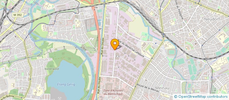 localisation de l'entreprise AXIAL PROTECTION à STRASBOURG