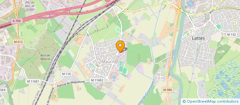 localisation de l'entreprise AXIAL SOUTH EAST CARROSERIE à LATTES