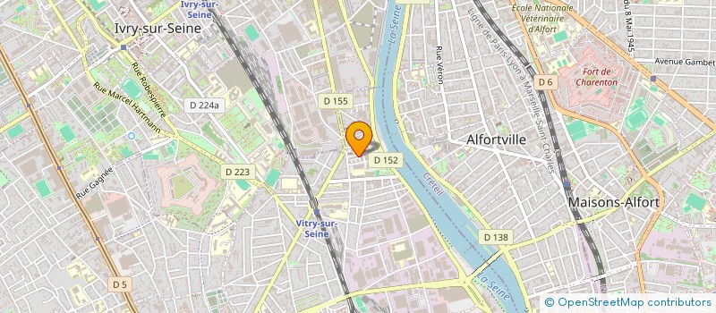 localisation de l'entreprise AXIAL TRANSPORTS à VITRY-SUR-SEINE