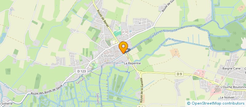 localisation de l'entreprise AXIALES  COULON