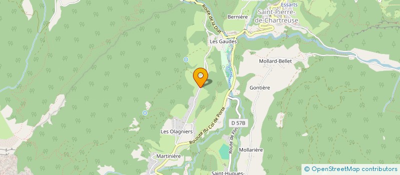 localisation de l'entreprise AXIANE  SAINT-PIERRE-DE-CHARTREUSE