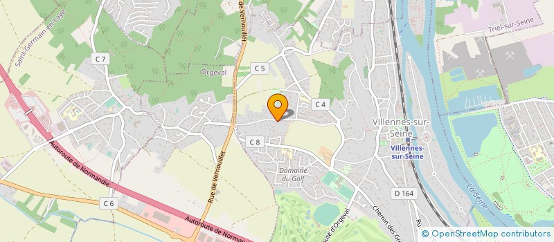 localisation de l'entreprise AXIANE CREATION à VILLENNES-SUR-SEINE
