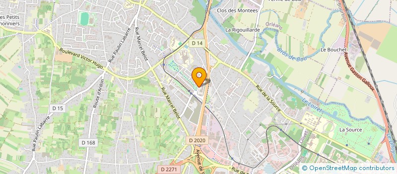 localisation de l'entreprise AXIANE GROUPE à OLIVET