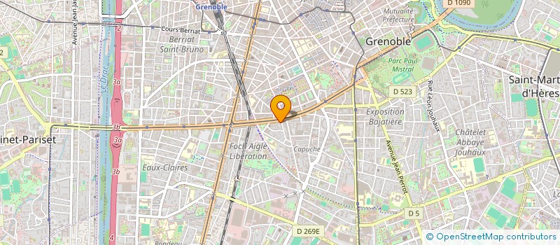 localisation de l'entreprise AXIANE SYSTEME à GRENOBLE