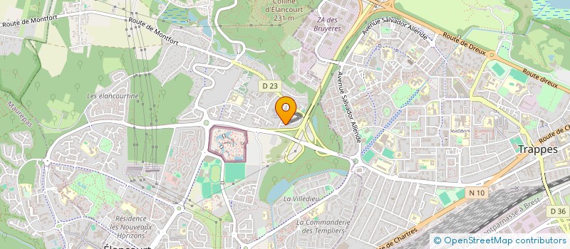 localisation de l'entreprise AXIDIA à ELANCOURT