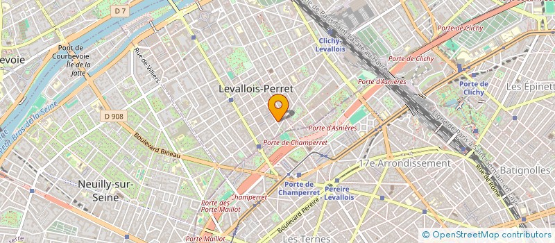 localisation de l'entreprise AXIDO à LEVALLOIS-PERRET