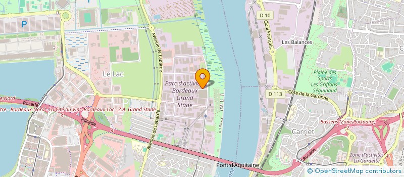 localisation de l'entreprise AXIEL  BORDEAUX
