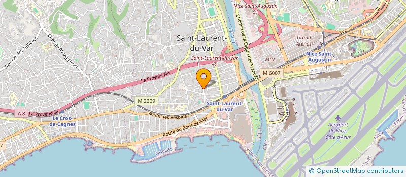 localisation de l'entreprise AXIENCE à SAINT-LAURENT-DU-VAR