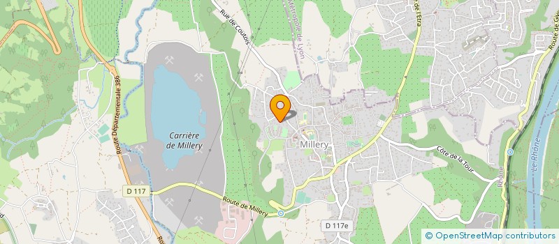 localisation de l'entreprise AXIGNIS  MILLERY