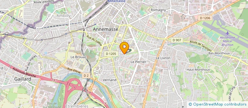 localisation de l'entreprise AXIHOME74 - UN CHEZ SOI D'ABORD - NORD HAUTE-SAVOIE - G  BONS-EN-CHABLAIS