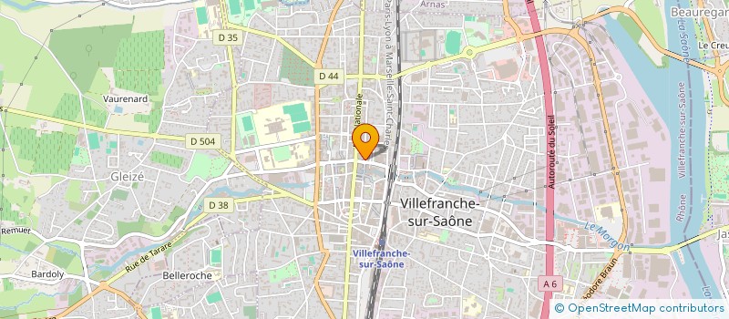 localisation de l'entreprise AXIL à VILLEFRANCHE-SUR-SAONE