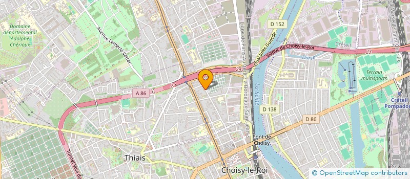 localisation de l'entreprise AXIL CLEAN à CHOISY-LE-ROI