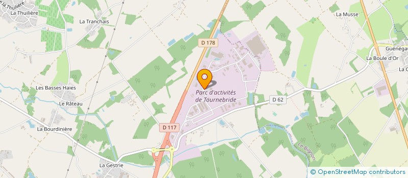 localisation de l'entreprise AXILAB à LA CHEVROLIERE