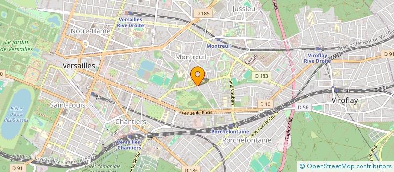 localisation de l'entreprise AXILE TECHNOLOGIES EURL à VERSAILLES
