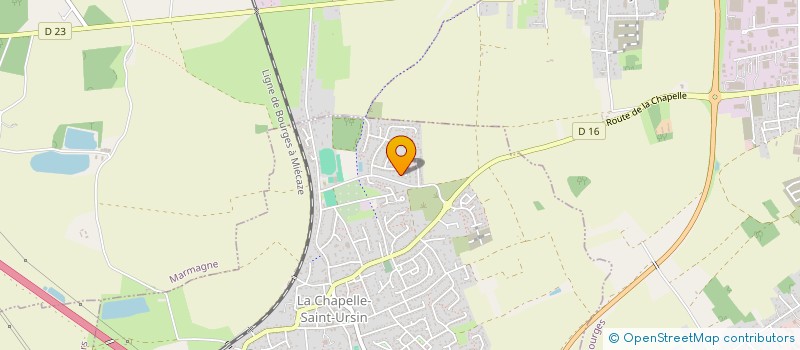 localisation de l'entreprise AXILEA  LA CHAPELLE-SAINT-URSIN