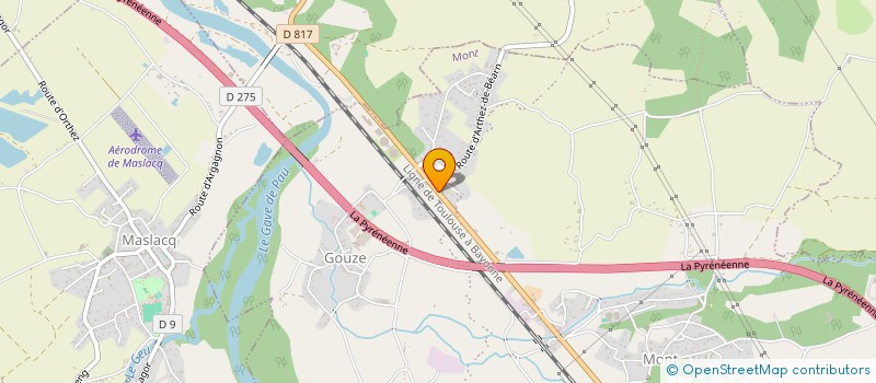 localisation de l'entreprise AXILIA  CASTETIS