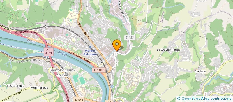 localisation de l'entreprise AXILLE DEVELOPPEMENT à VIENNE