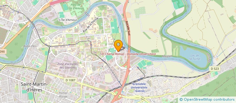 localisation de l'entreprise AXILOM  GIERES