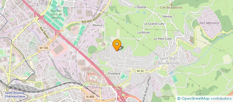 localisation de l'entreprise AXILONE HOLDING  SAINT-JEAN-BONNEFONDS