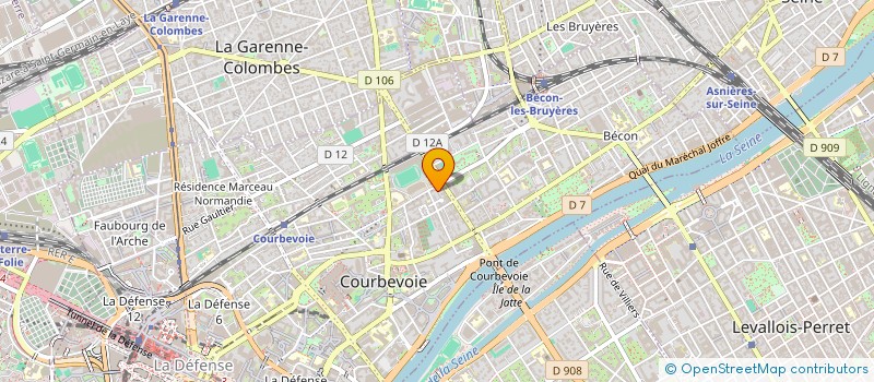 localisation de l'entreprise AXILOU à COURBEVOIE
