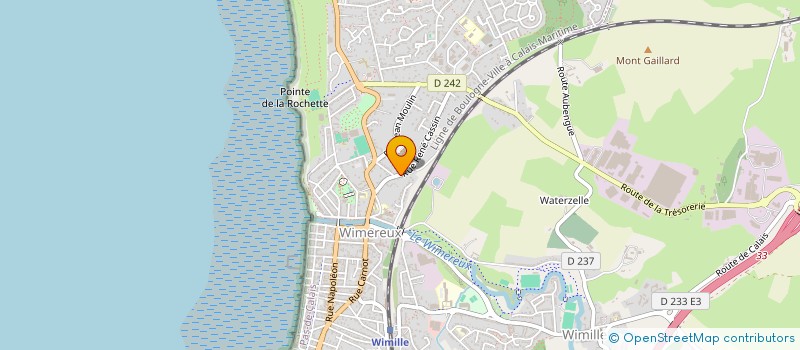 localisation de l'entreprise AXIM  WIMEREUX