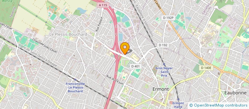 localisation de l'entreprise AXIMA MULTI PROTECT à ERMONT