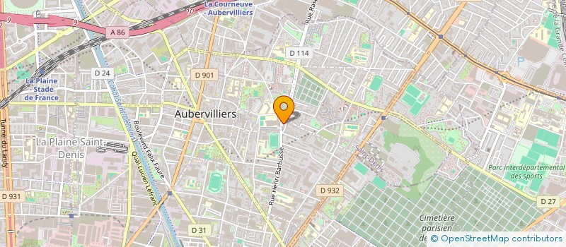 localisation de l'entreprise AXIME à AUBERVILLIERS