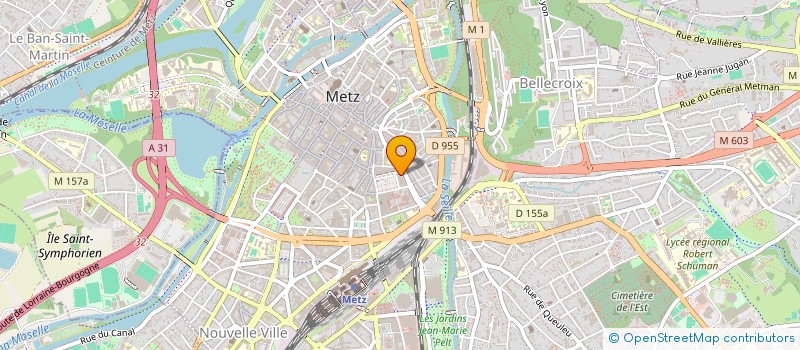 localisation de l'entreprise AXIME  METZ