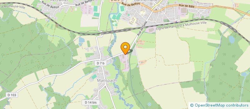 localisation de l'entreprise AXIMMA HOME à DANNEMARIE